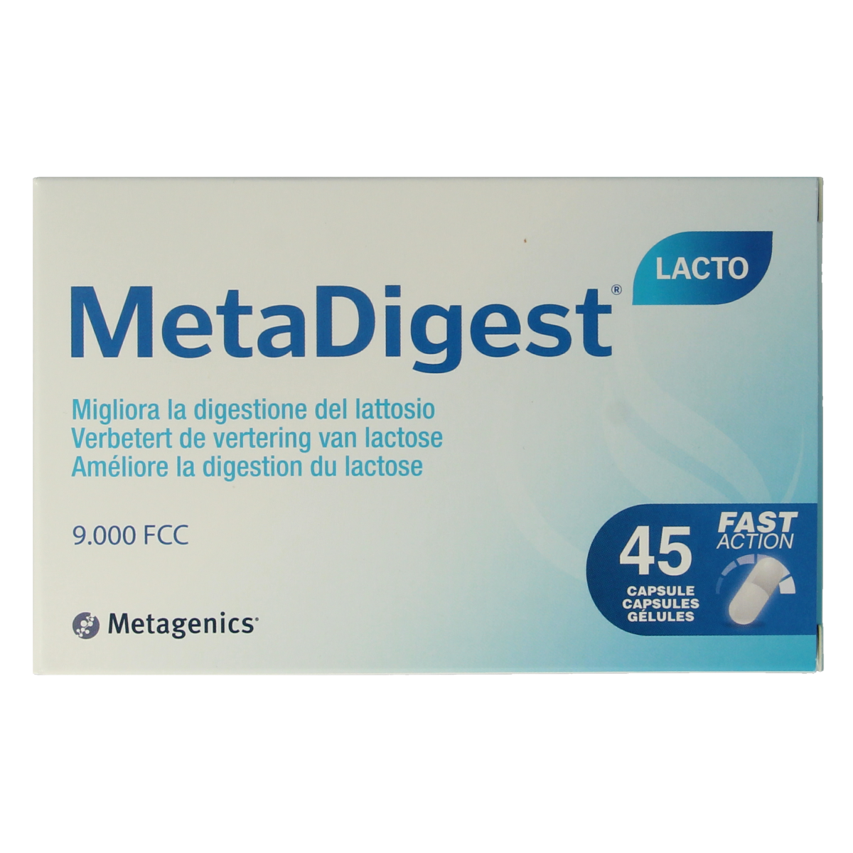 Metagenics Metadigest lacto blister 45.00 Capsules