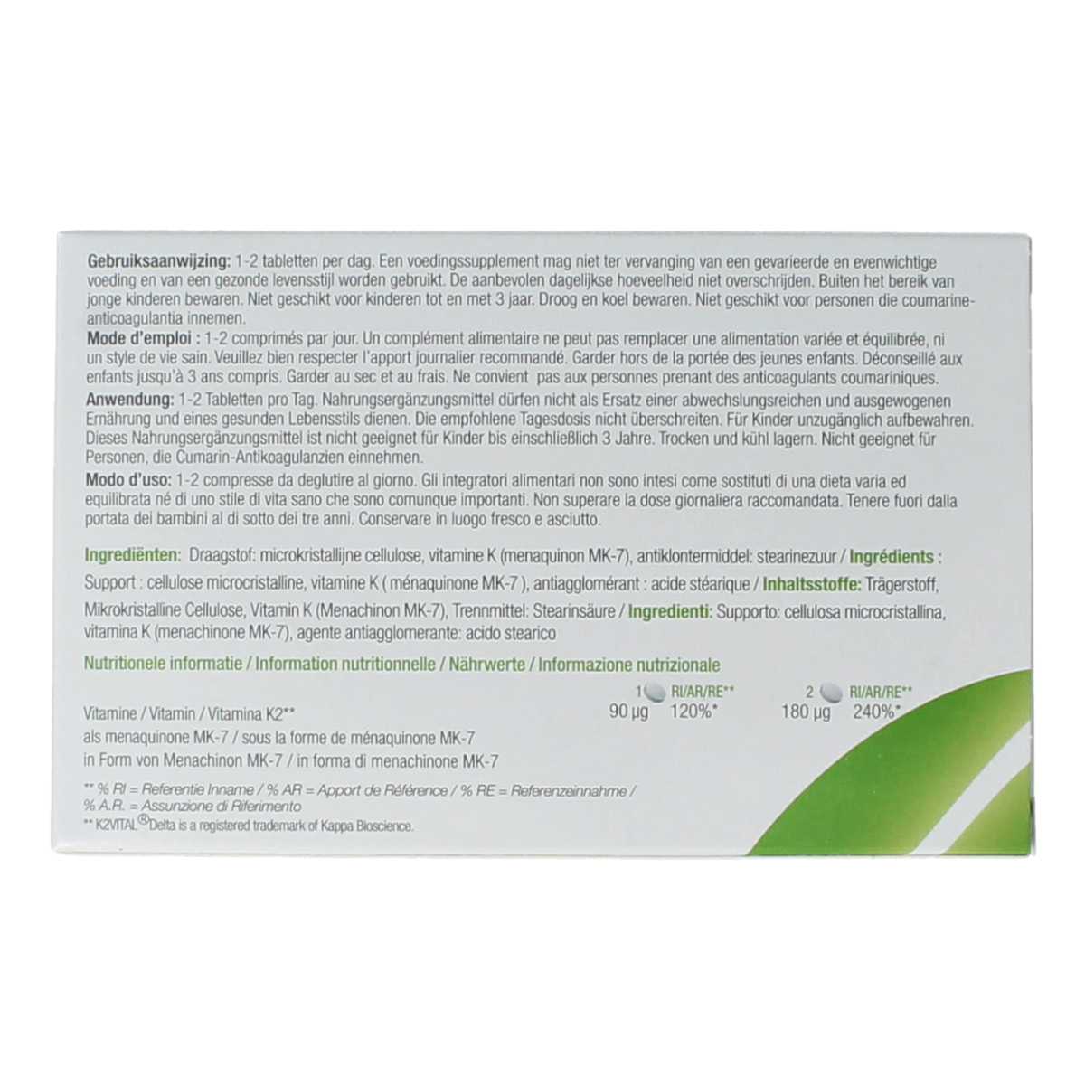 Metagenics Vitamine K2 56.00 Tabletten