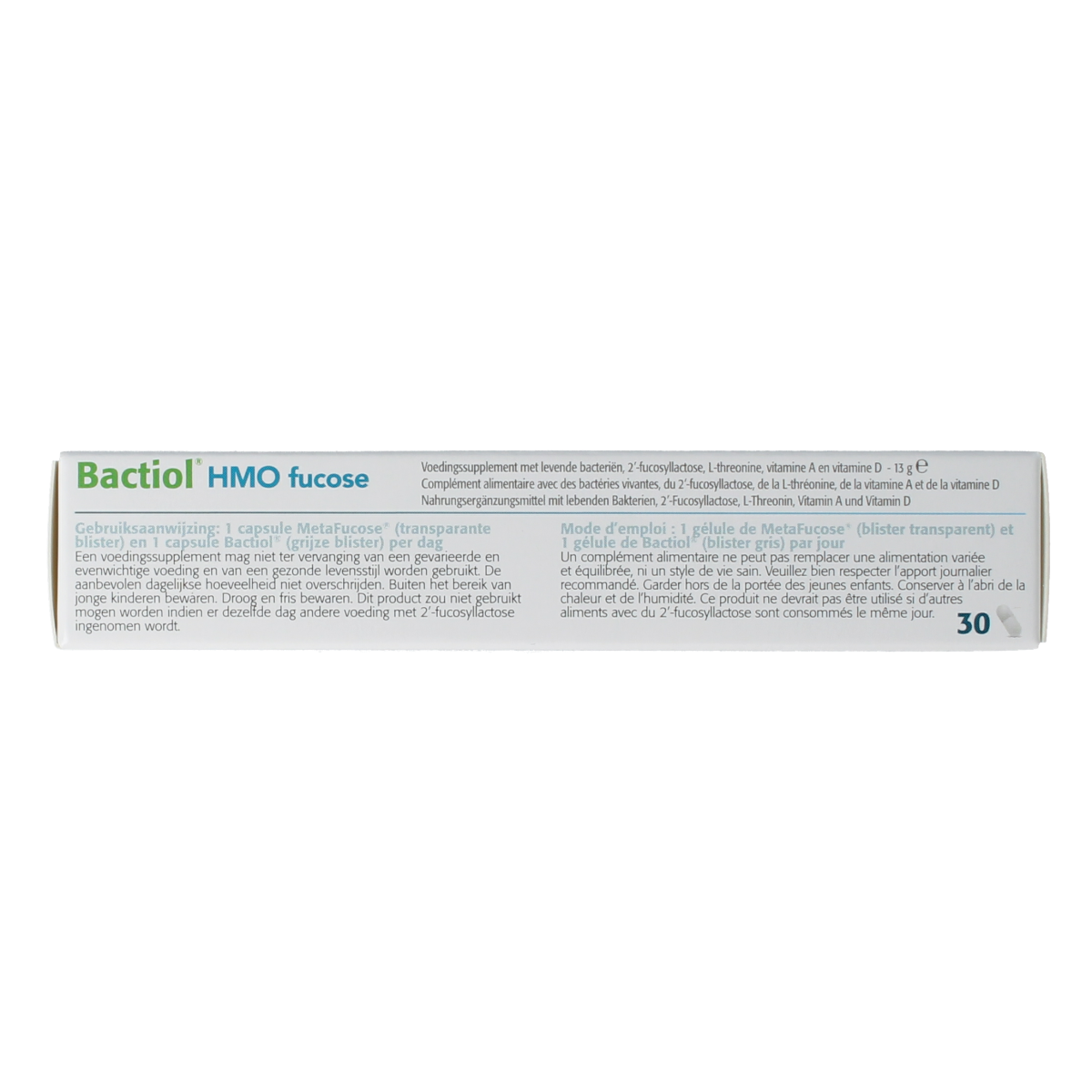 Metagenics Bactiol HMO fucose 2x15 capsules 30.00 Capsules