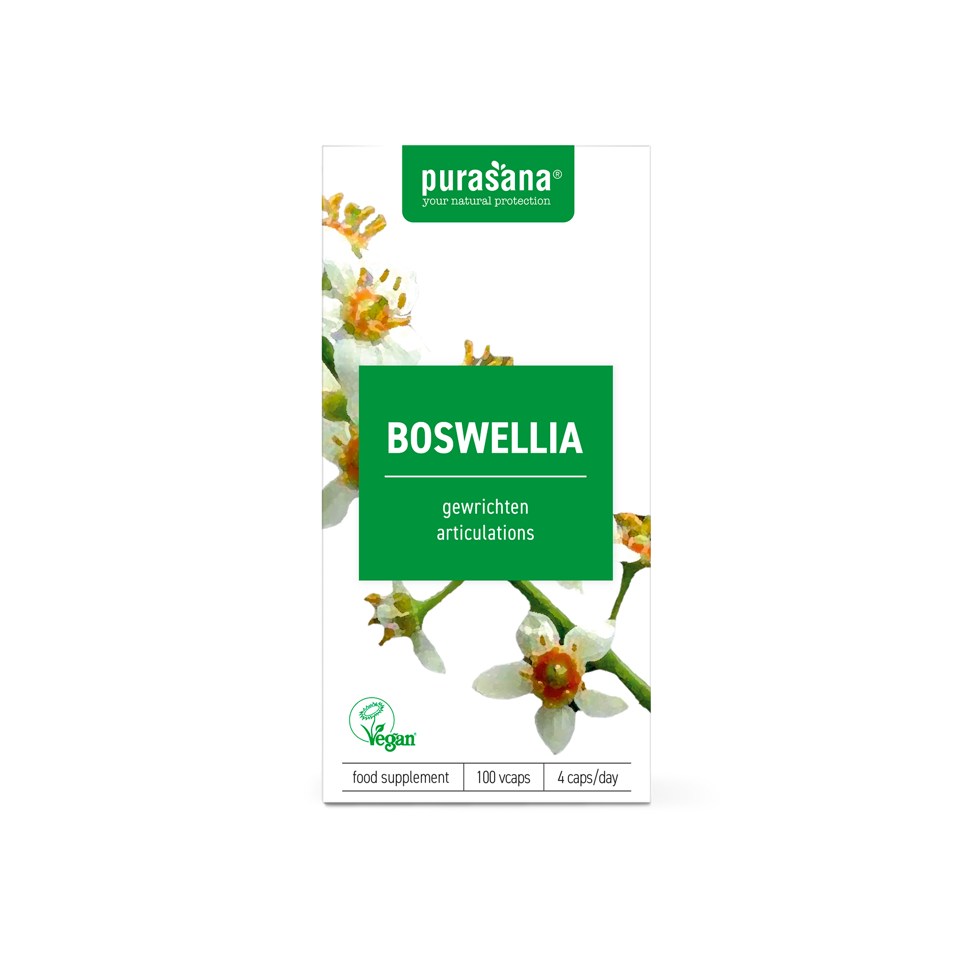 Purasana Boswellia vegan 100.00 Vegetarische capsules
