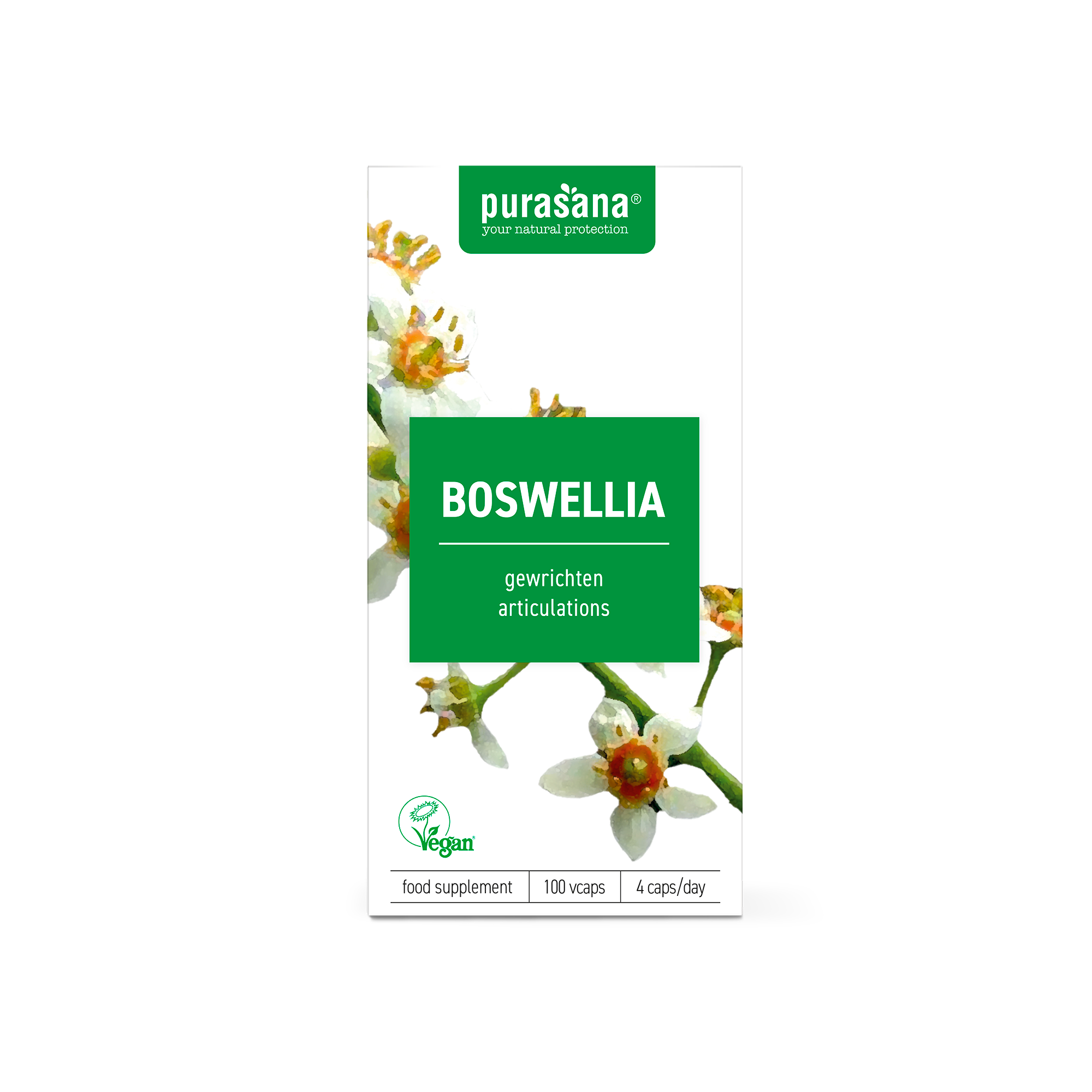 Purasana Boswellia vegan 100.00 Vegetarische capsules