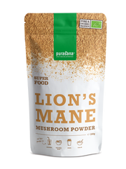 Purasana Lion's mane poeder bio 100.00 Gram