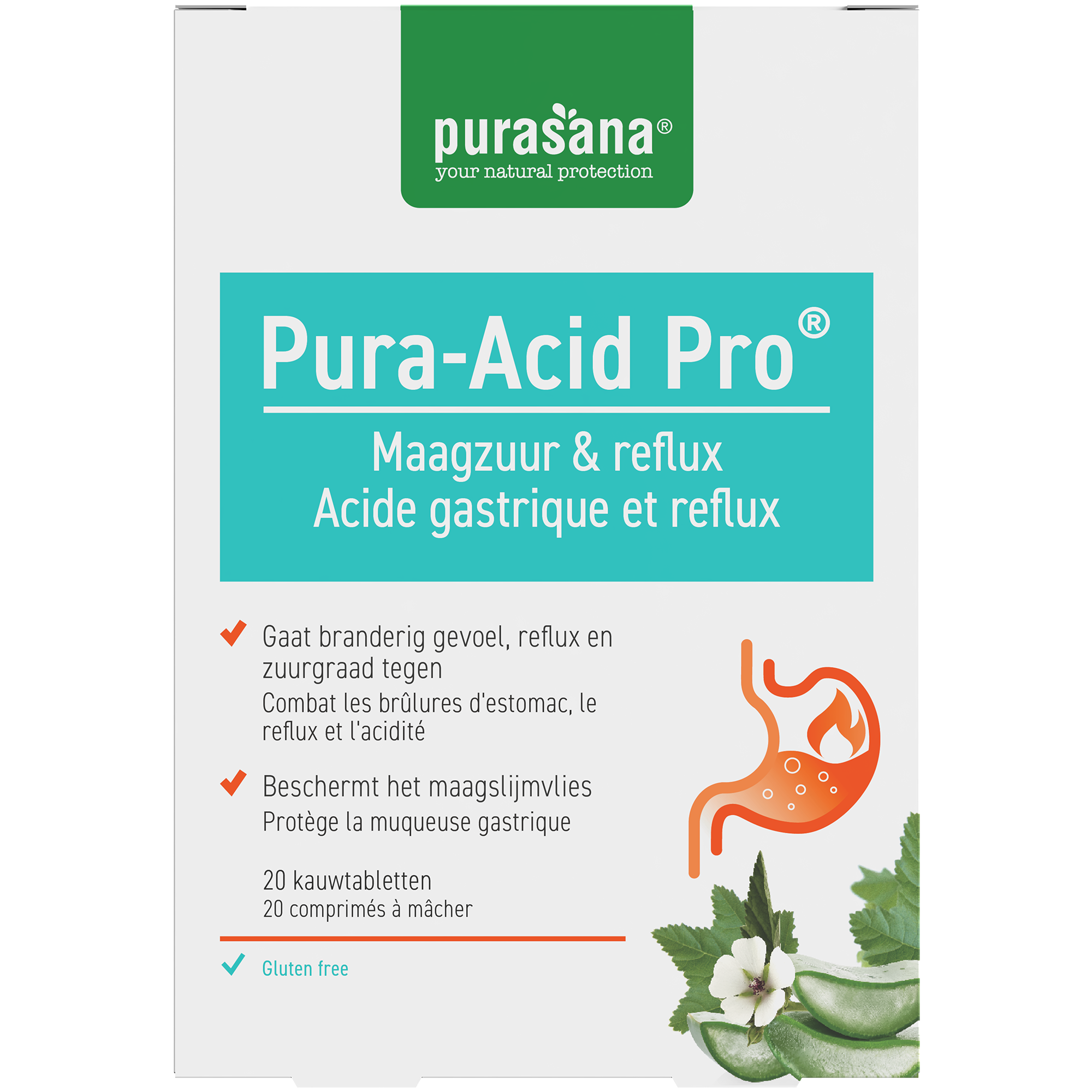 Purasana Pura-acid pro 20.00 Kauwtabletten