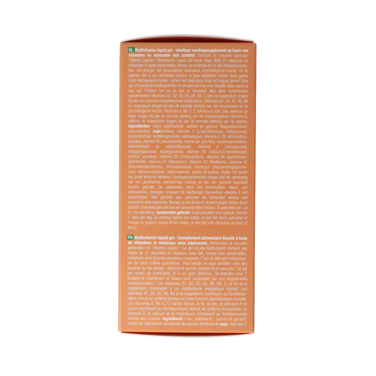 Purasana Multivit liquid gelstick 10ml 15.00 Stuks