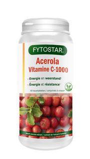 Fytostar Vitamine C 1000 acerola 60.00 Zuigtabletten