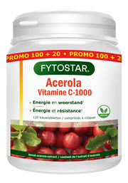 Fytostar Acerola vitamine C 1000 120 Kauwtabletten