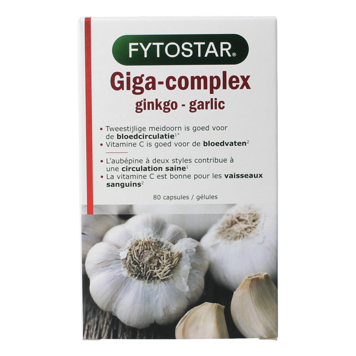 Fytostar Giga complex knoflook 80.00 Capsules