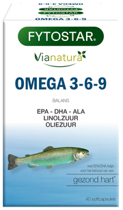 Fytostar Omega 3 6 9 40.00 Capsules