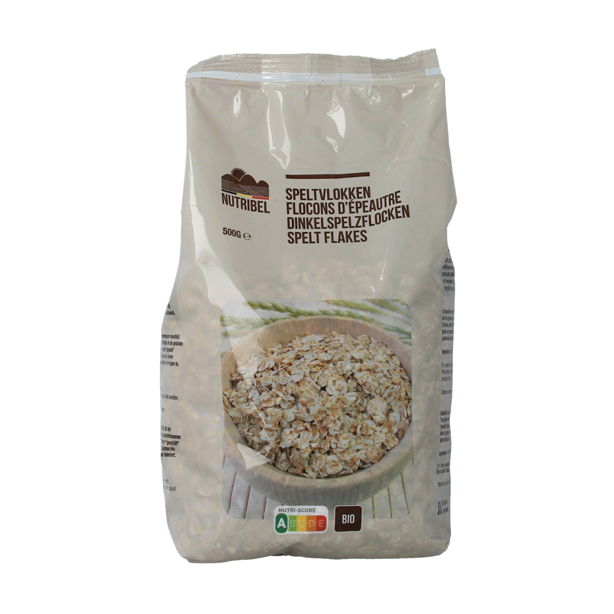 Nutribel Speltvlokken bio 500.00 Gram