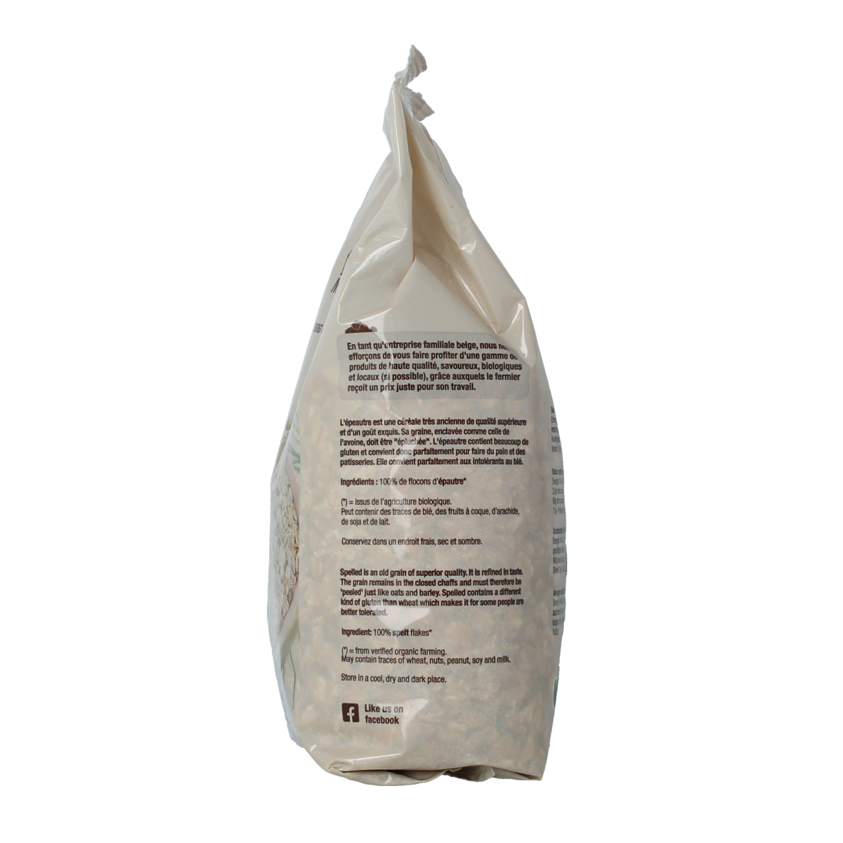 Nutribel Speltvlokken bio 500.00 Gram