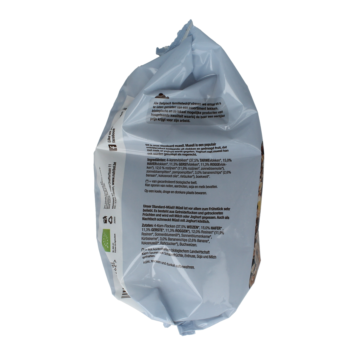 Nutribel Muesli basis bio 500.00 Gram