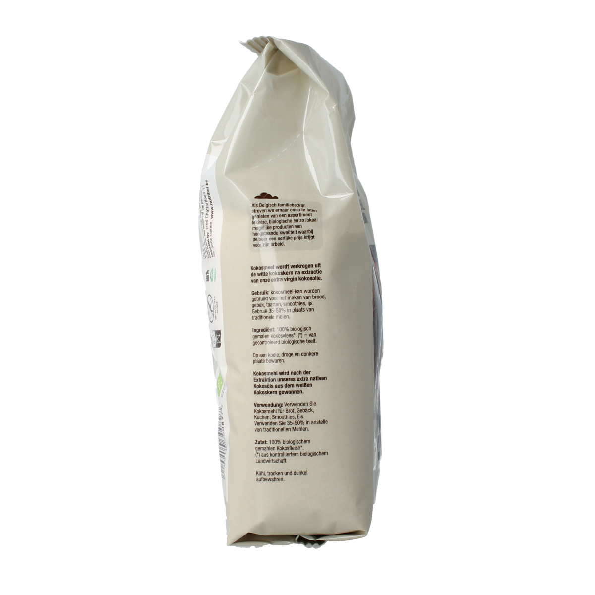 Nutribel Kokosmeel glutenvrij bio 500.00 Gram