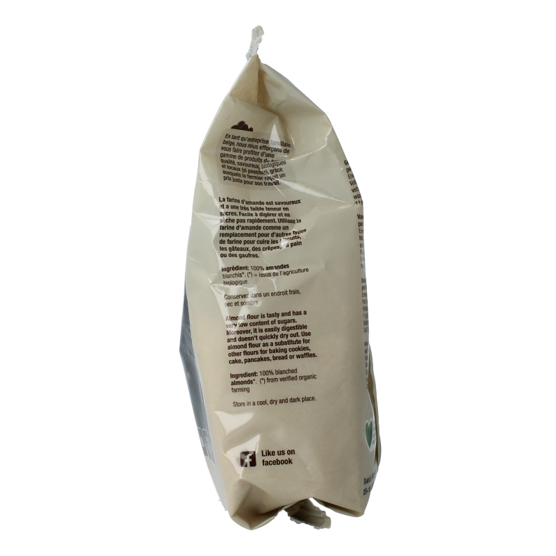Nutribel Amandelmeel glutenvrij bio 200 Gram