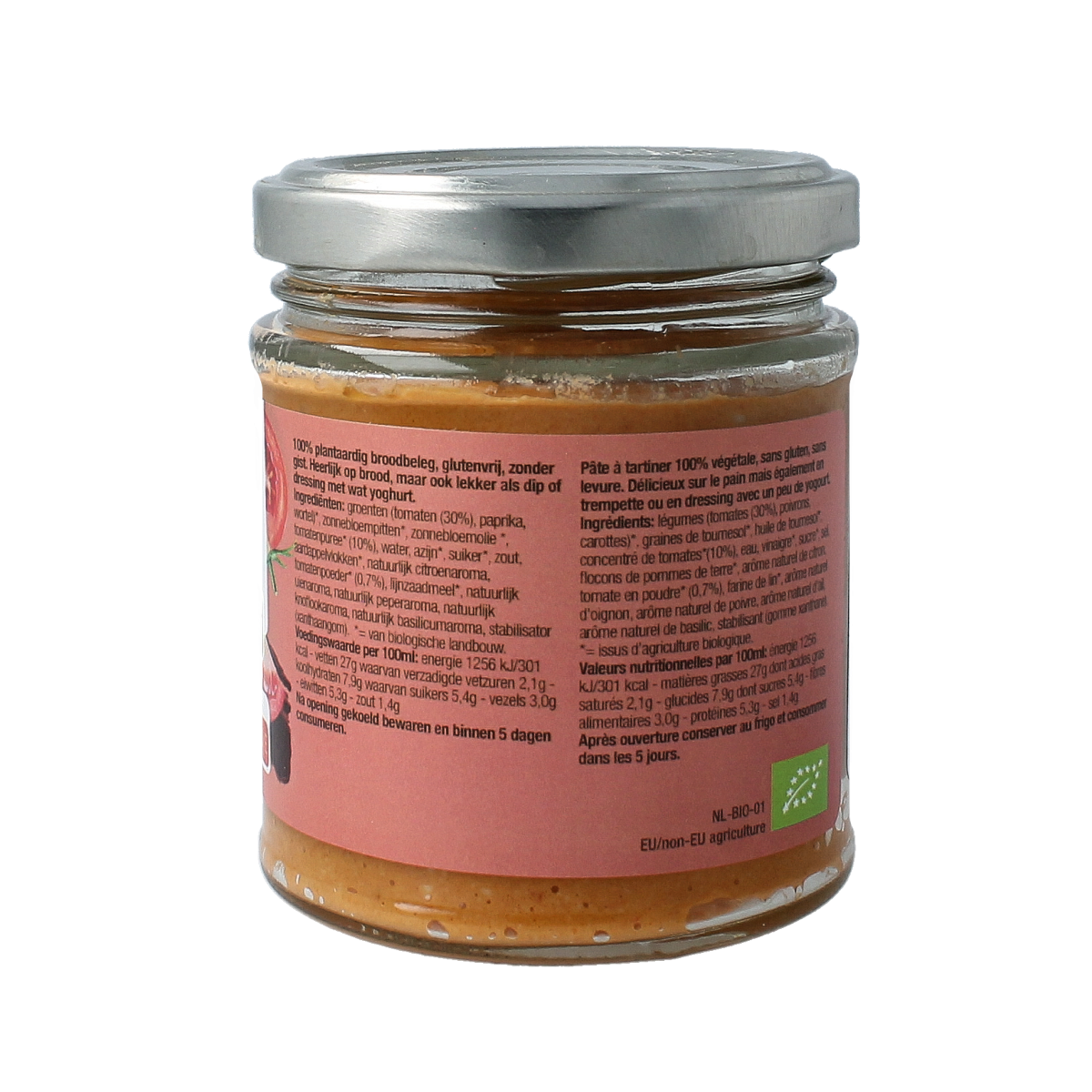 Nutribel Tomaten spread glutenvrij bio 170.00 Milliliter