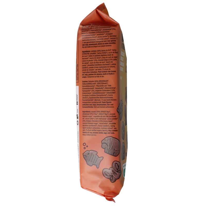 Nutribel Kinderkoekjes chocolade bio 140 Gram