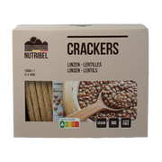 Nutribel Crackers linzen bio 150.00 Gram