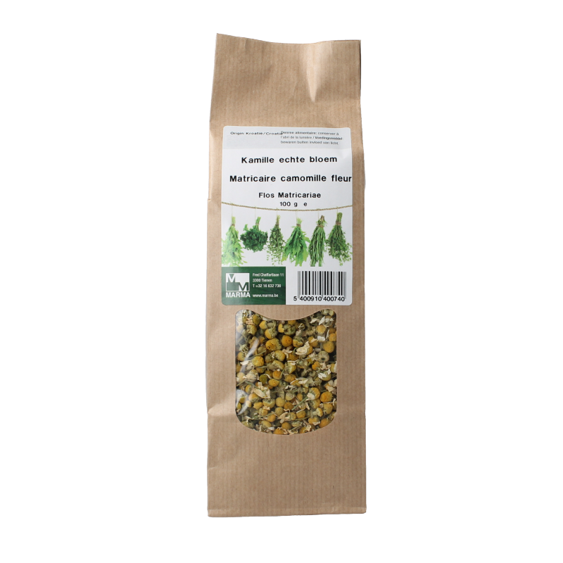 Marma Kamille echte bloem 100 Gram