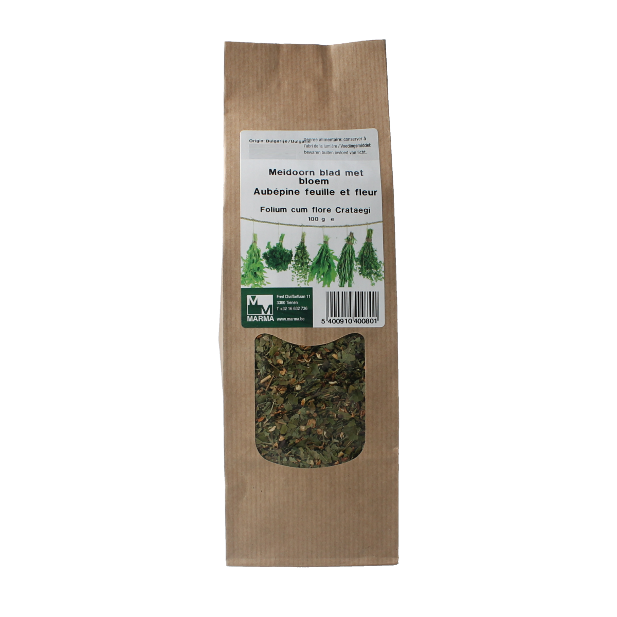 Marma Meidoorn blad met bloem 100.00 Gram