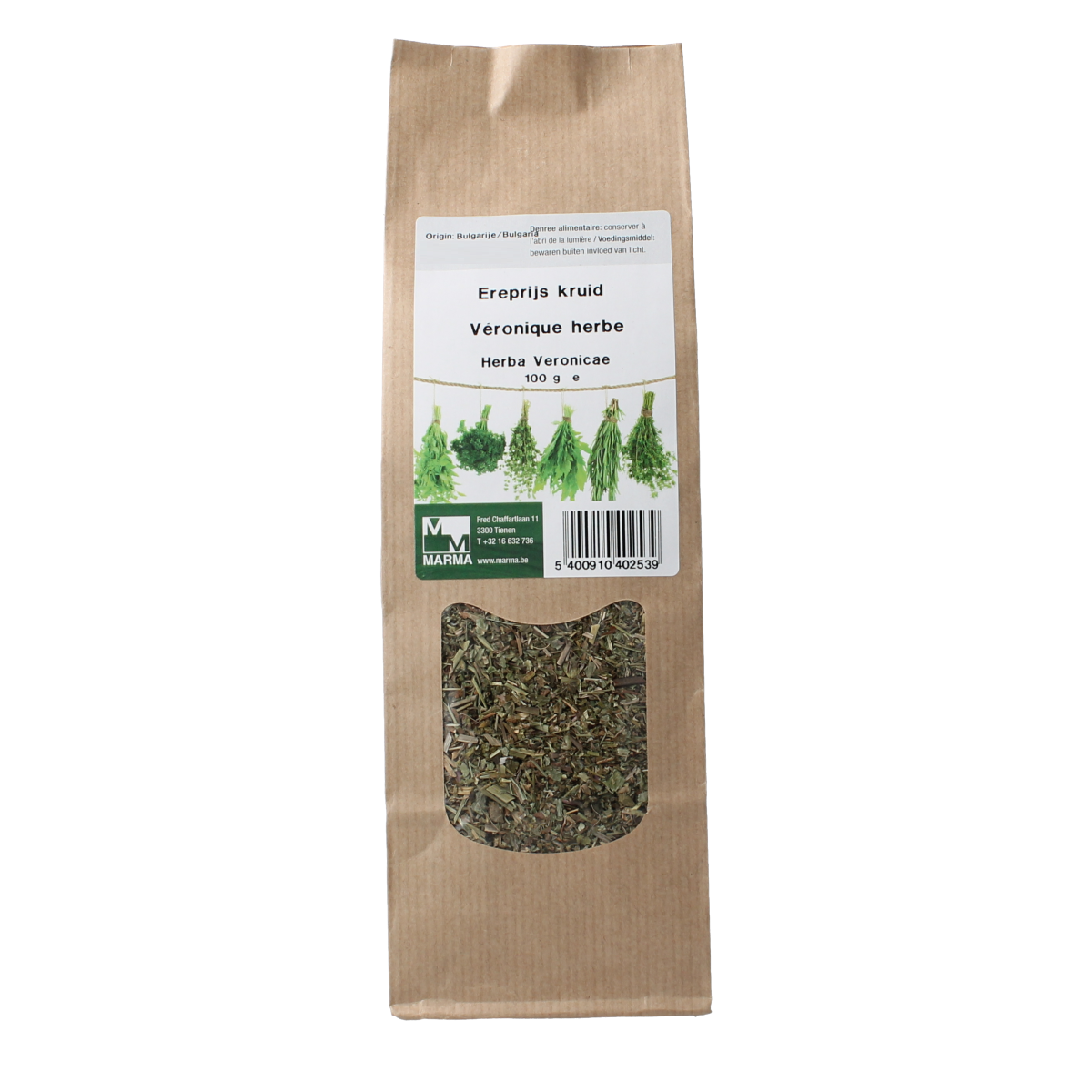 Marma Ereprijs kruid 100.00 Gram
