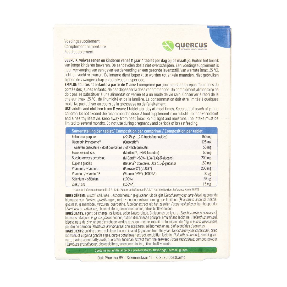 Quercus Immuprotect forte bio 30.00 Tabletten