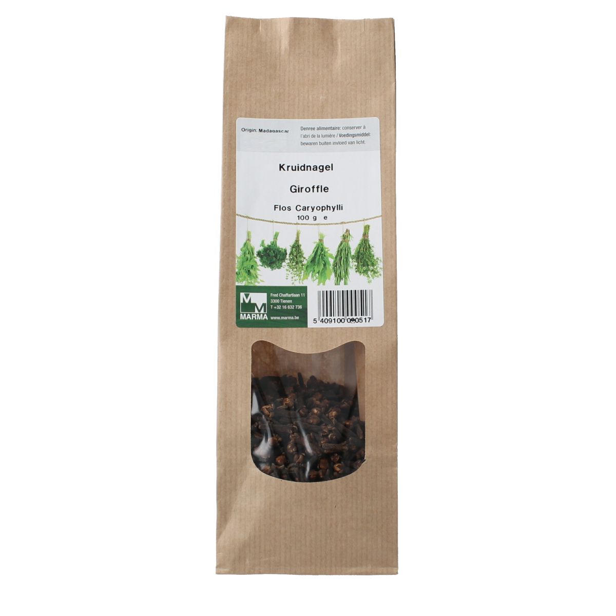 Marma Kruidnagel heel 100.00 Gram