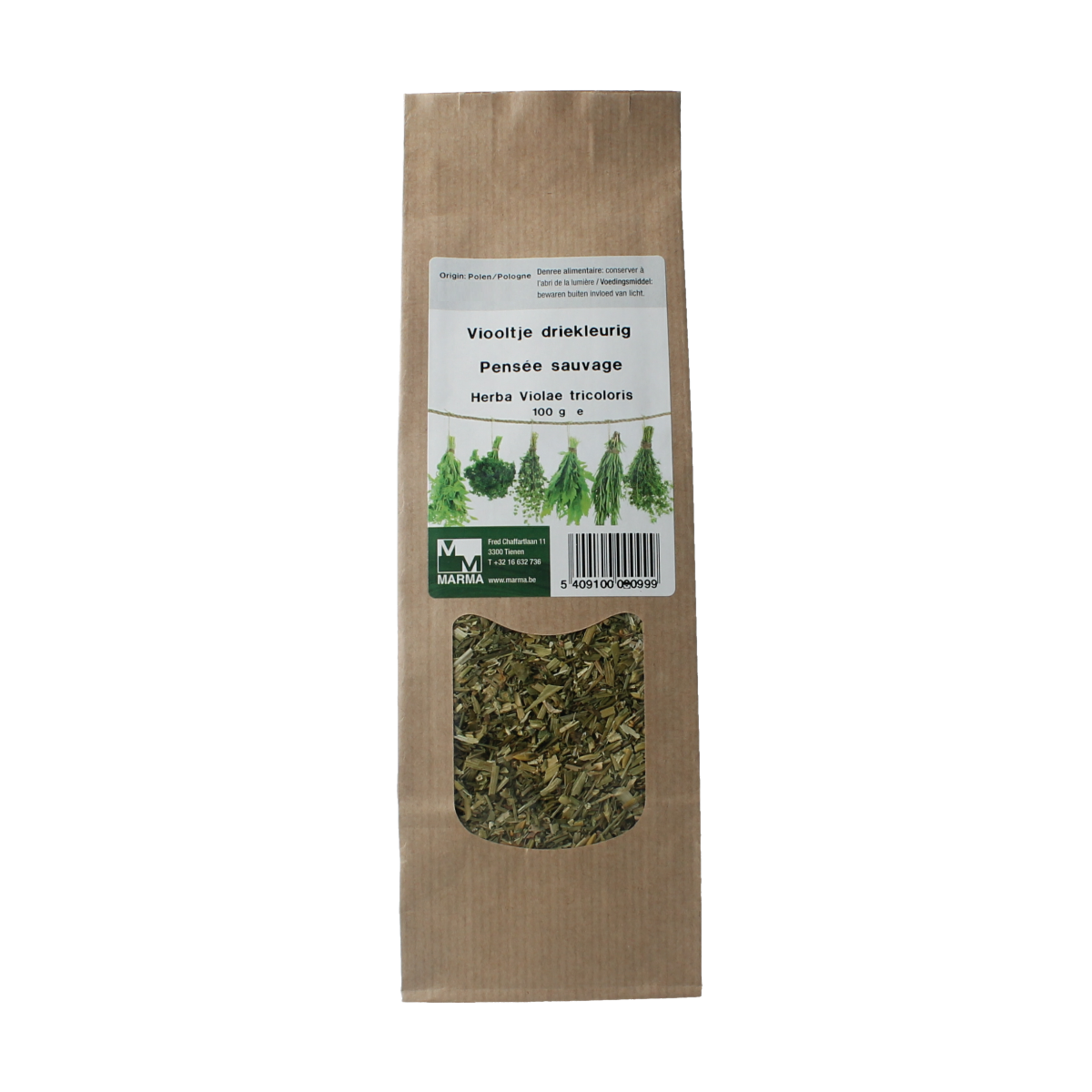 Marma Viooltje driekleurig 100.00 Gram