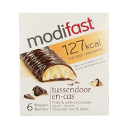 Modifast Proteine shape bar dark and white chocolate 6x31g 1.00 Stuks