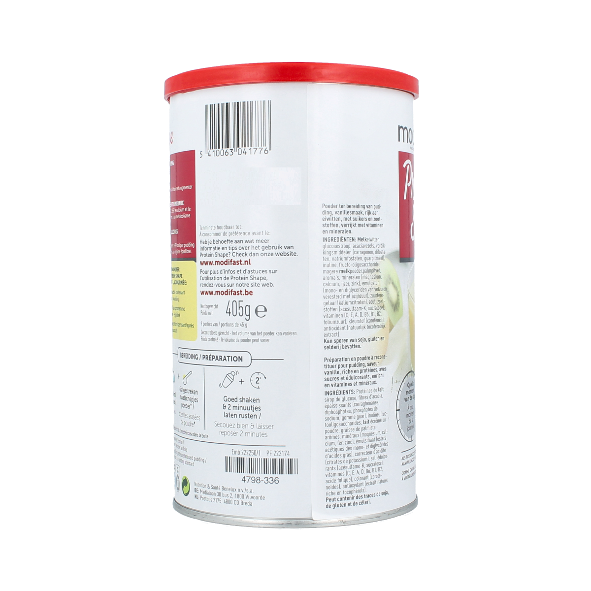 Modifast Proteine shape pudding vanilla 405.00 Gram