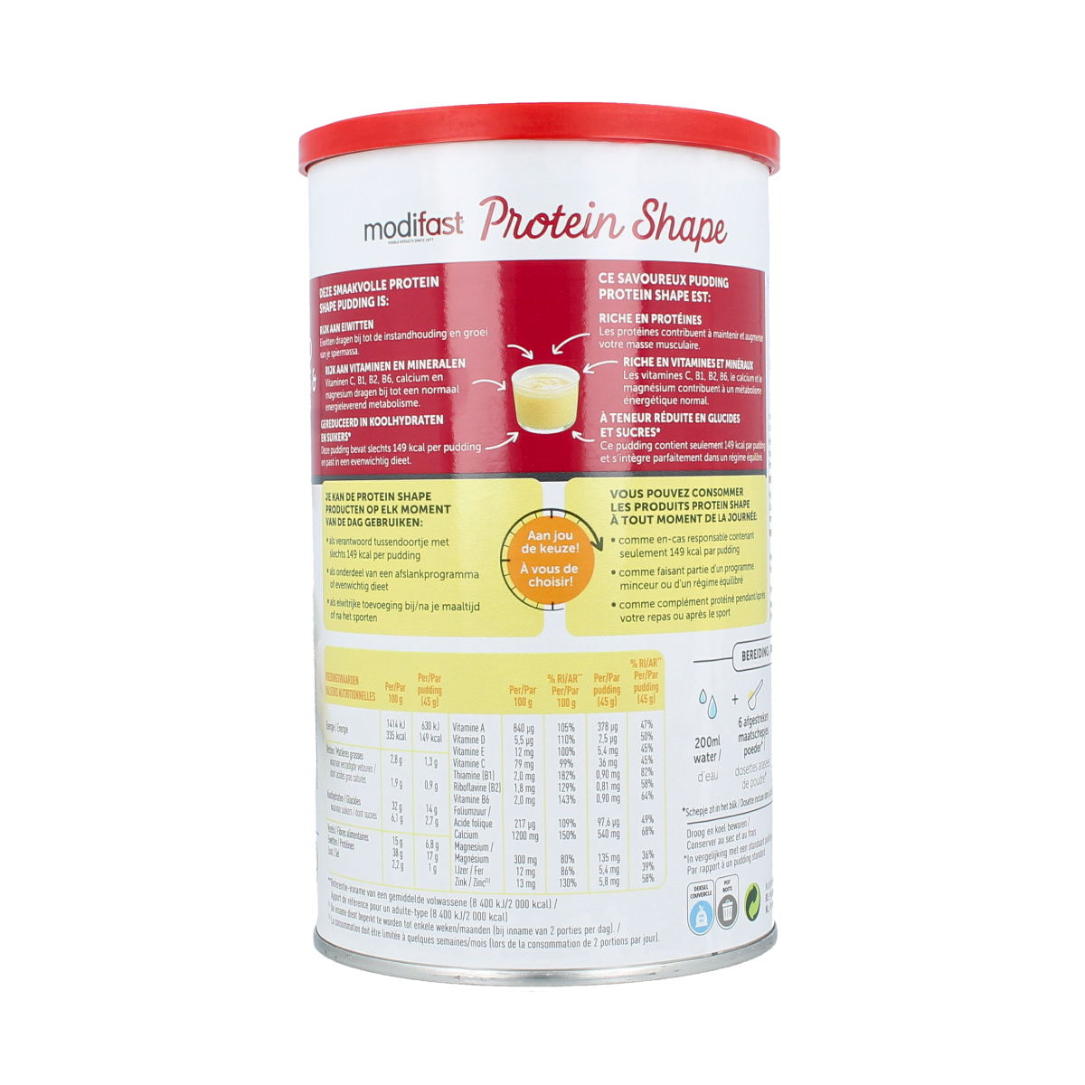 Modifast Proteine shape pudding vanilla 405.00 Gram