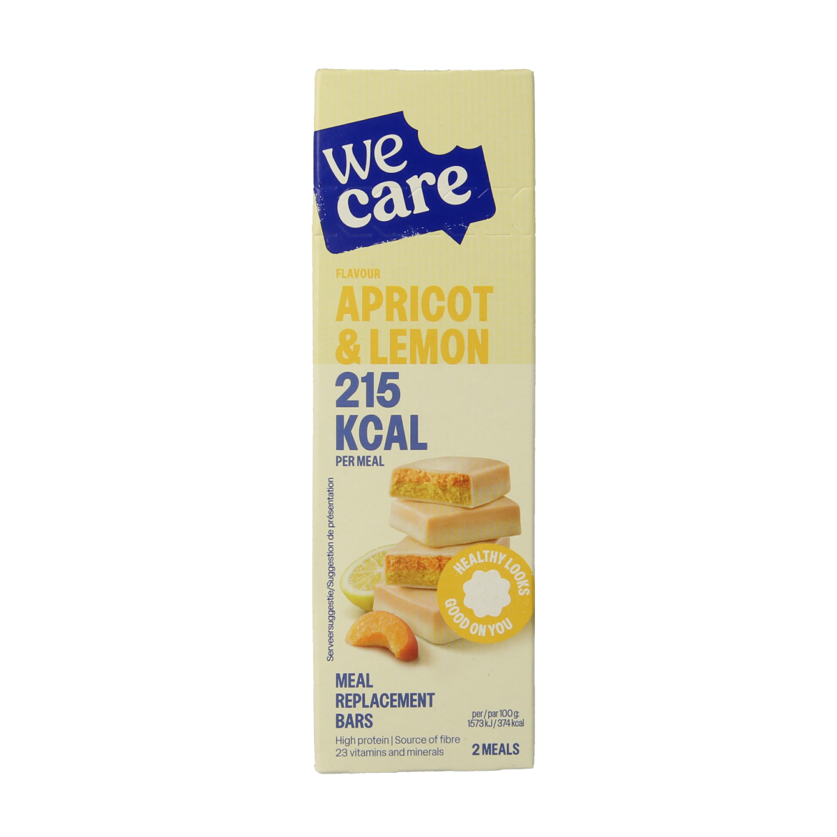 WeCare Meal replacement bars apricot & lemon 116.00 Gram