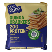 WeCare High protein quinoa crackers 100.00 Gram