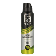FA Deodorant spray men sport energy boost 150.00 Milliliter