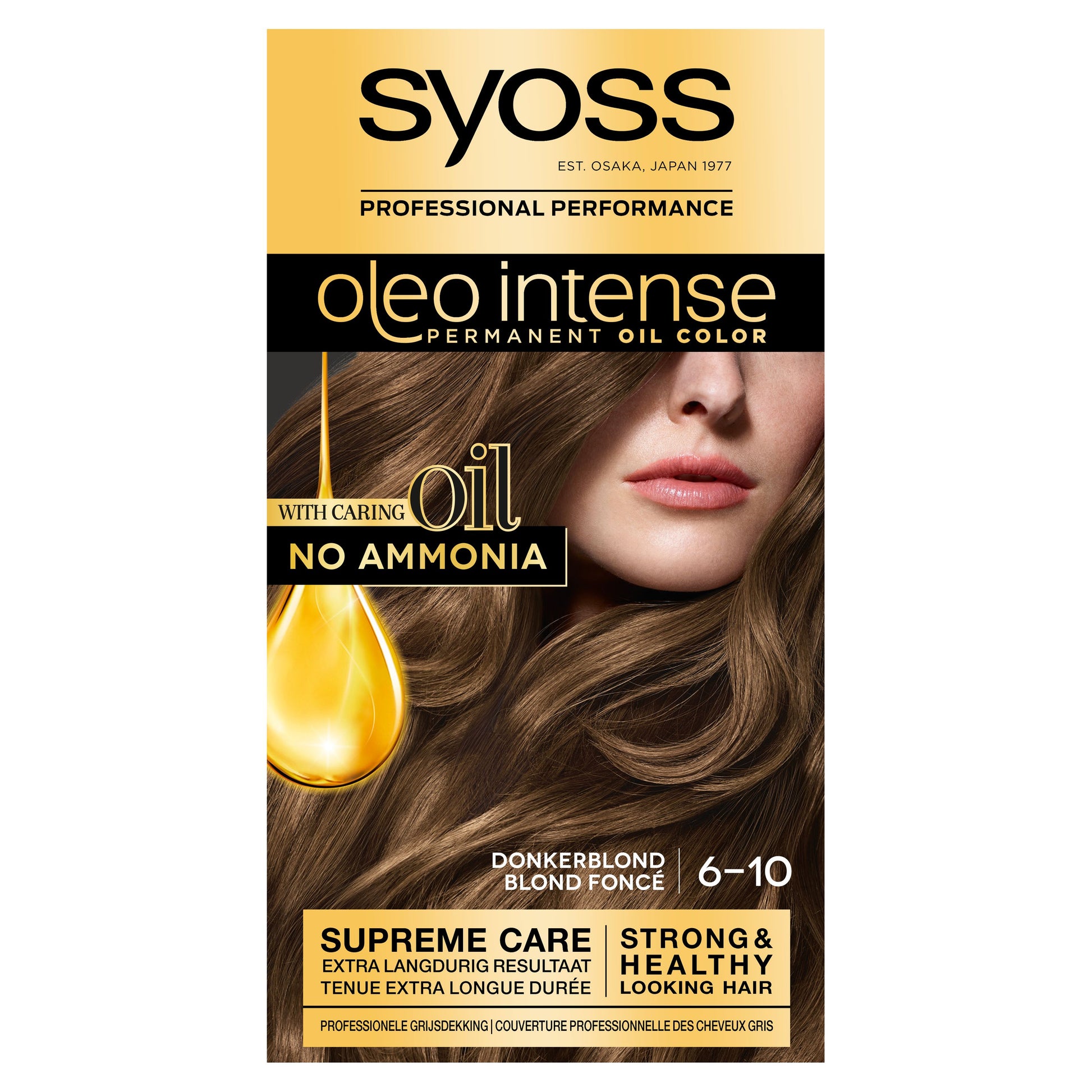 Syoss Color Oleo Intense 6-10 donkerblond haarverf 1.00 Set