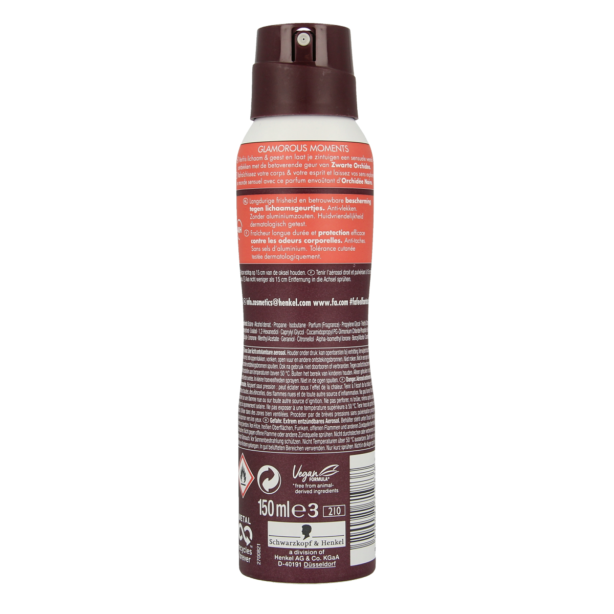 FA Deodorant spray glamorous moments  150.00 Milliliter