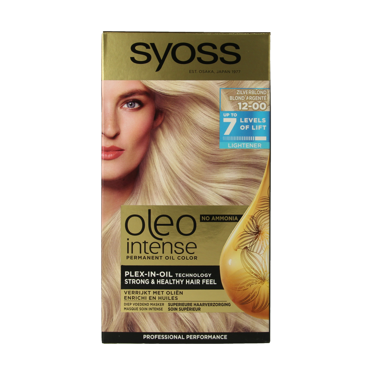 Syoss Color Oleo Intense 12-00 zilverblond haarverf  1.00 Set