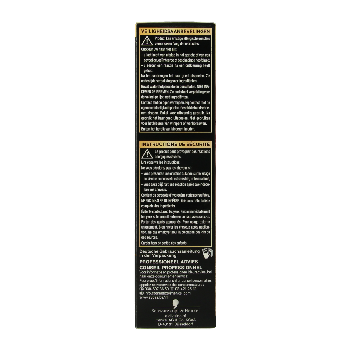 Syoss Color Oleo Intense 12-00 zilverblond haarverf  1.00 Set