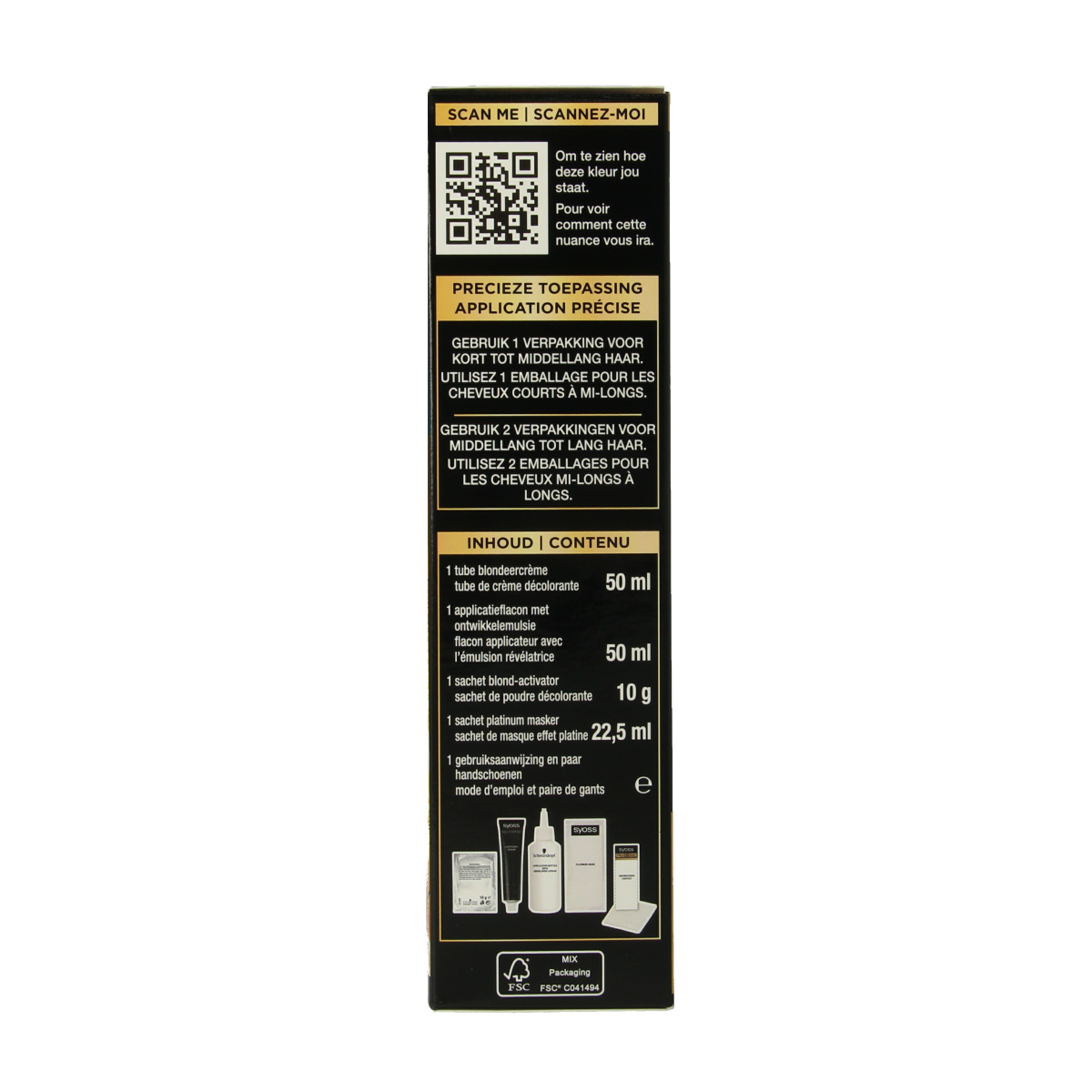 Syoss Color Oleo Intense 12-00 zilverblond haarverf  1.00 Set