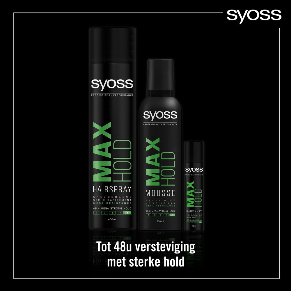 Syoss Max Hold haarmousse 250 Milliliter