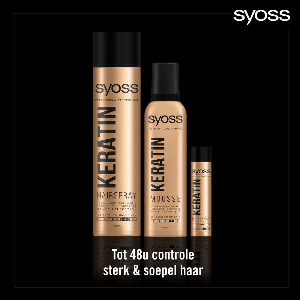 Syoss Mousse keratine haarmousse 250 Milliliter