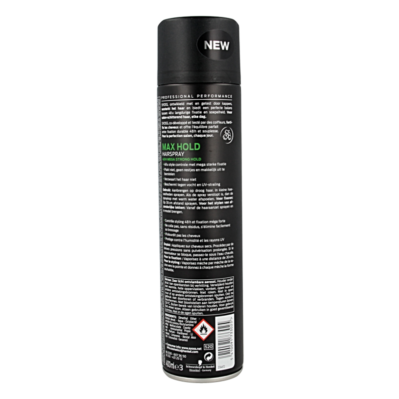 Syoss Styling max hold haarspray 400 Milliliter