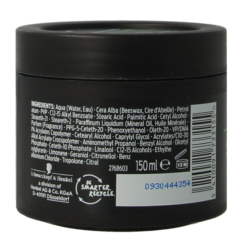 Syoss Maxx hold cream wax 150 Milliliter