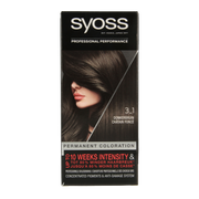 Syoss Color baseline 3-1 donkerbruin haarverf 1 Set