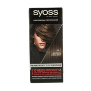 Syoss Color baseline 4-1 middenbruin haarverf 1 Set