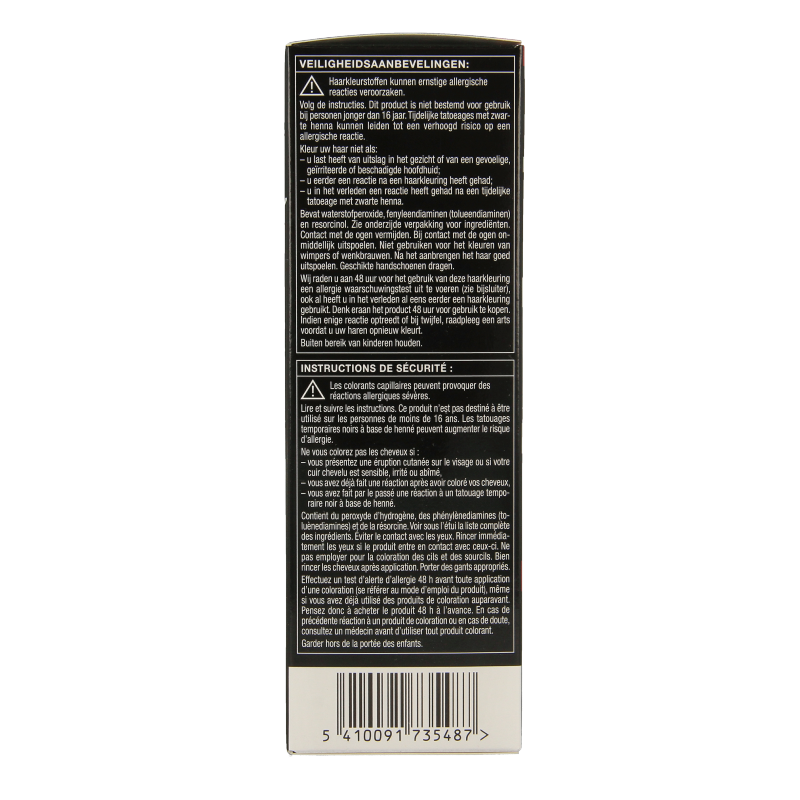 Syoss Color baseline 1-1 black haarverf 1 Set