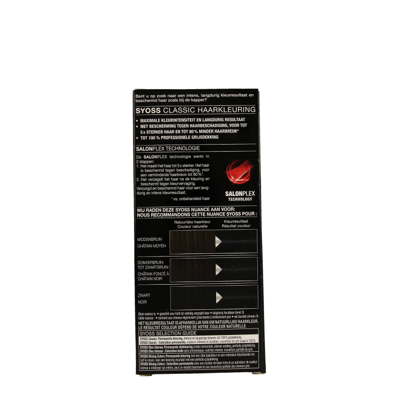 Syoss Color baseline 1-4 cosmic blue haarverf 1 Set