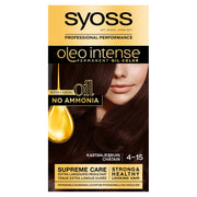 Syoss Color Oleo Intense 4-15 kastanjebruin haarverf  1.00 Set