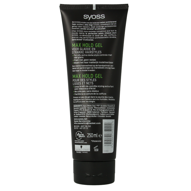 Syoss Gel max hold 250 Milliliter