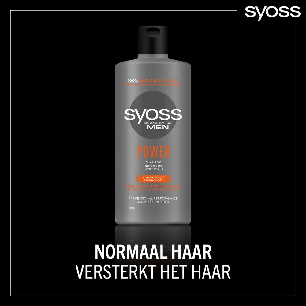Syoss Shampoo men power & strength 440 Milliliter
