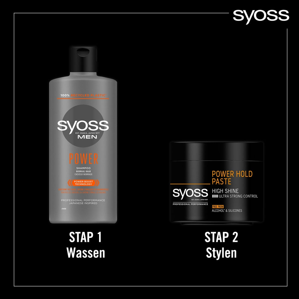 Syoss Shampoo men power & strength 440 Milliliter