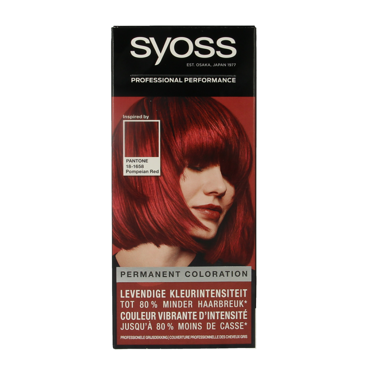 Syoss Color baseline pantone 5-72 pompeian red  1.00 Stuks